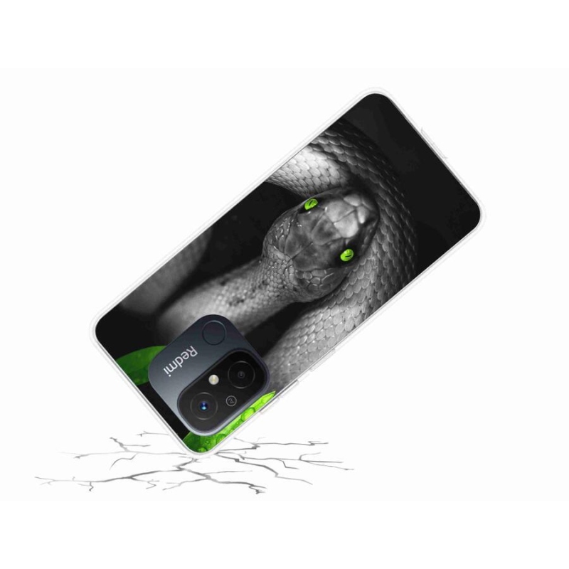Gelový kryt mmCase na mobil Xiaomi Redmi 12C - had