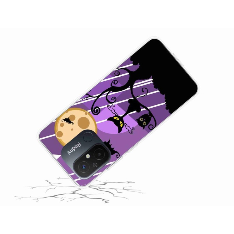 Gelový kryt mmCase na mobil Xiaomi Redmi 12C - halloween