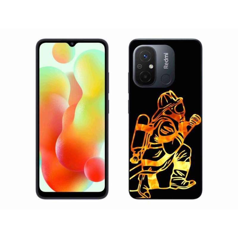 Gelový kryt mmCase na mobil Xiaomi Redmi 12C - hasič 1