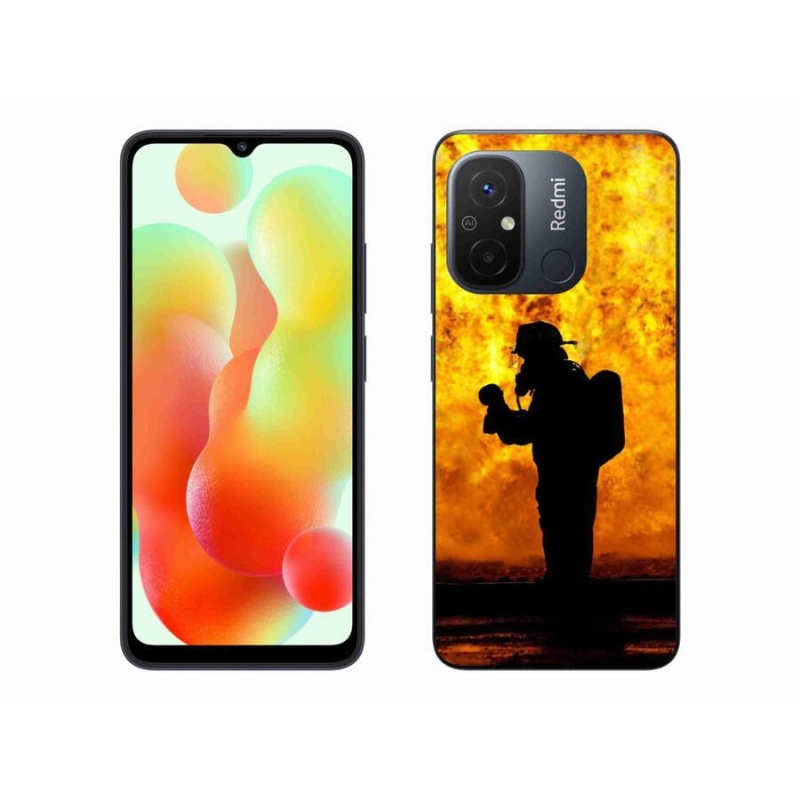 Gelový kryt mmCase na mobil Xiaomi Redmi 12C - hasič
