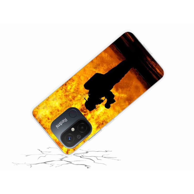 Gelový kryt mmCase na mobil Xiaomi Redmi 12C - hasič