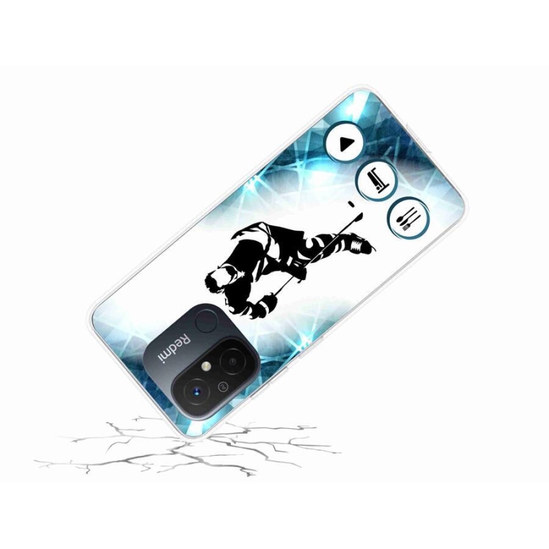 Gelový kryt mmCase na mobil Xiaomi Redmi 12C - hokej 1