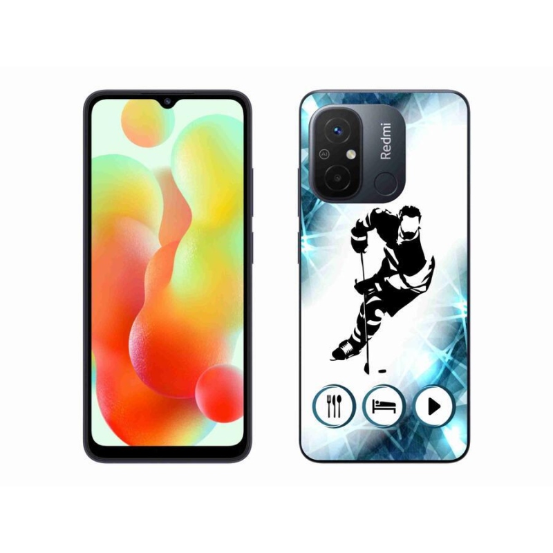Gelový kryt mmCase na mobil Xiaomi Redmi 12C - hokej 1