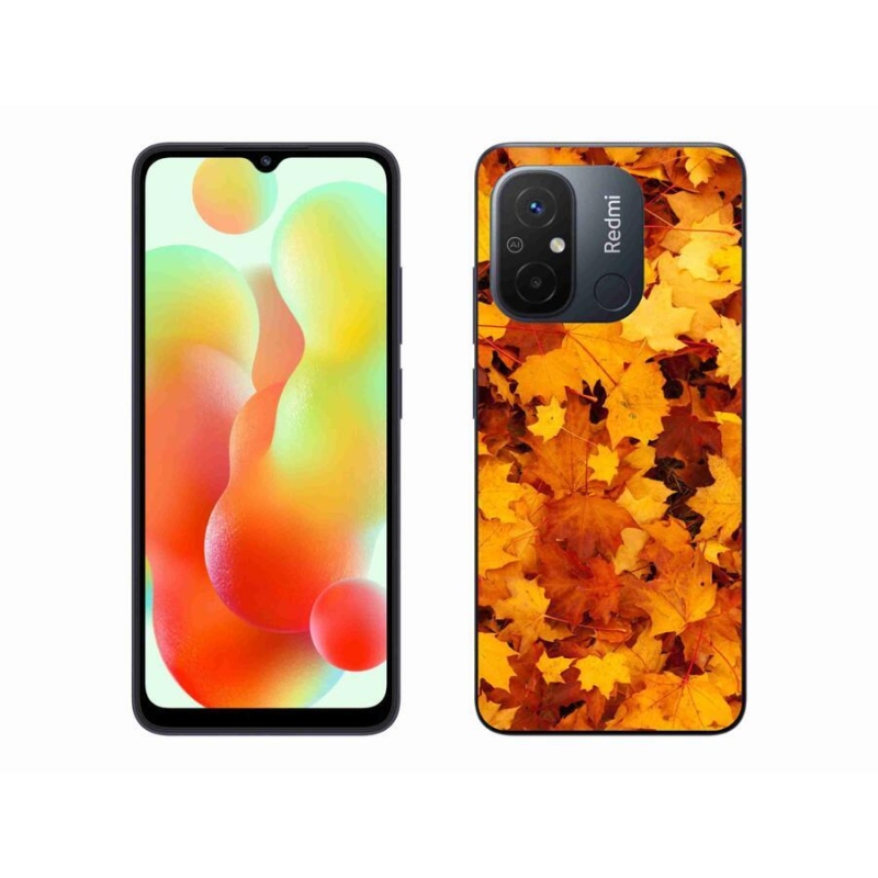 Gelový kryt mmCase na mobil Xiaomi Redmi 12C - javorové listy