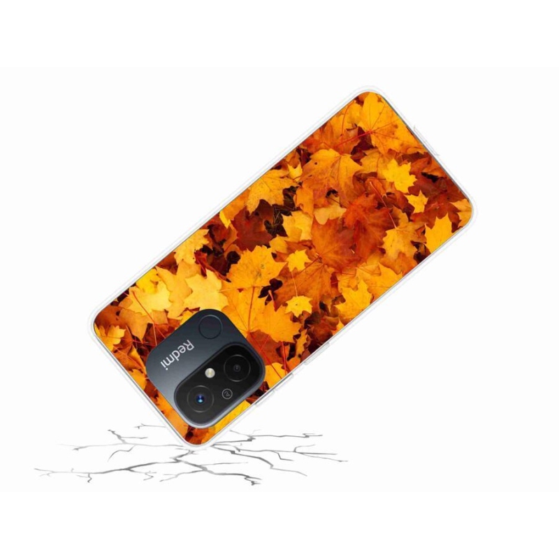 Gelový kryt mmCase na mobil Xiaomi Redmi 12C - javorové listy