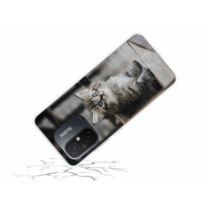 Gelový kryt mmCase na mobil Xiaomi Redmi 12C - koťátko