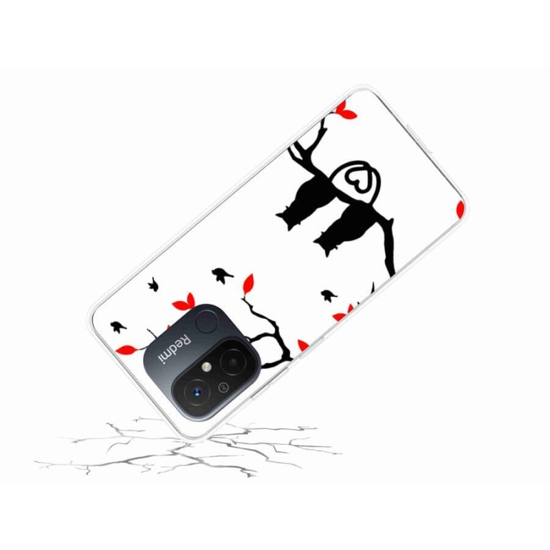 Gelový kryt mmCase na mobil Xiaomi Redmi 12C - kočičí láska