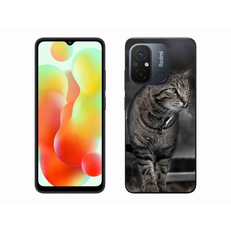 Gelový kryt mmCase na mobil Xiaomi Redmi 12C - kočka