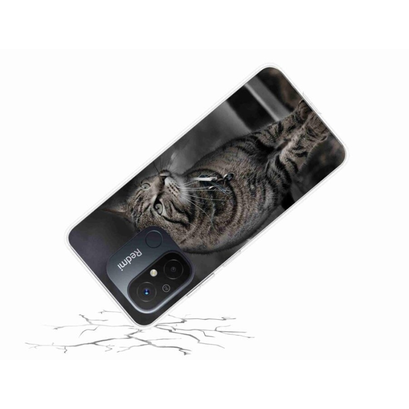 Gelový kryt mmCase na mobil Xiaomi Redmi 12C - kočka
