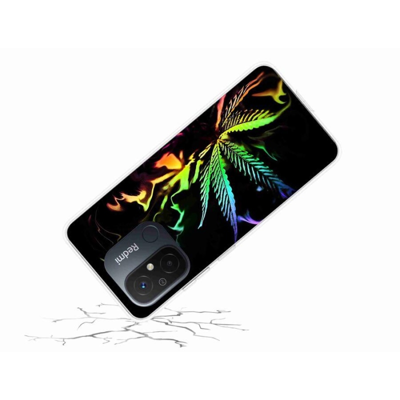 Gelový kryt mmCase na mobil Xiaomi Redmi 12C - konopí 2