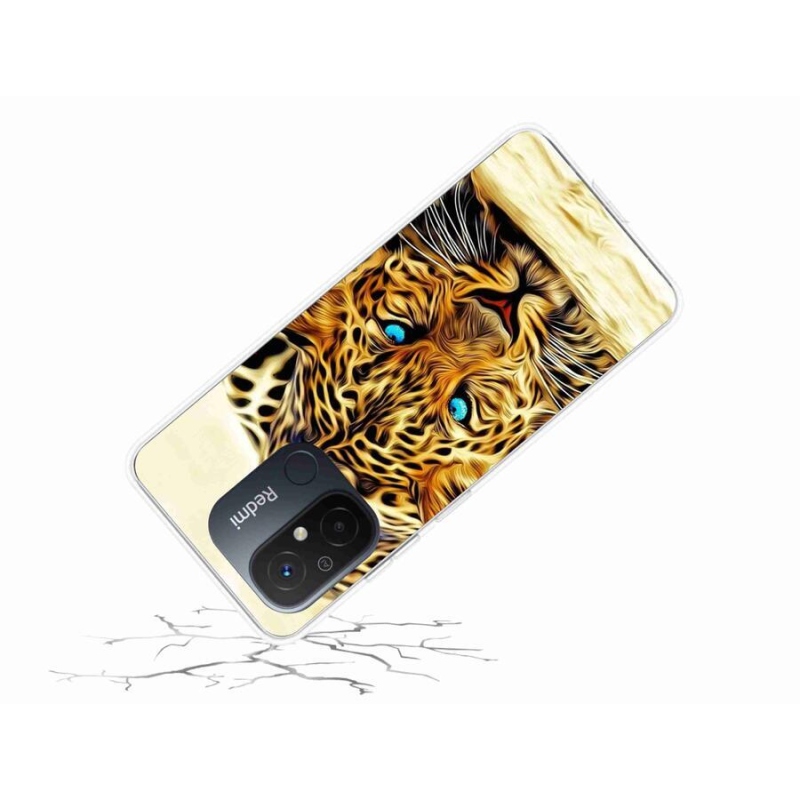 Gelový kryt mmCase na mobil Xiaomi Redmi 12C - kreslený tygr