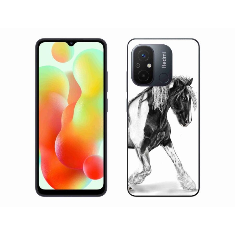 Gelový kryt mmCase na mobil Xiaomi Redmi 12C - kůň