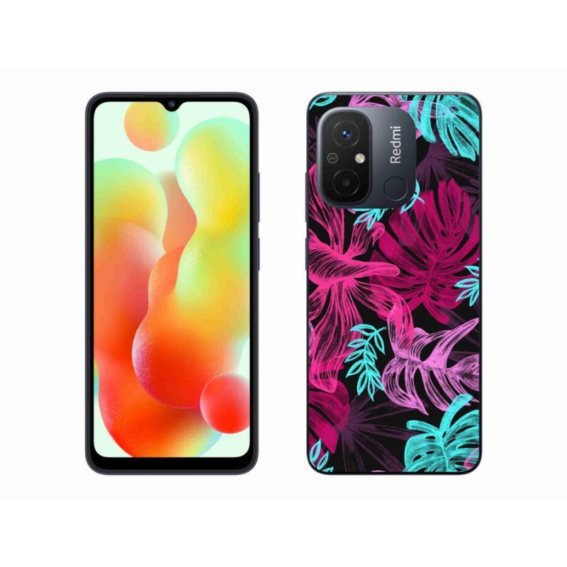 Gelový kryt mmCase na mobil Xiaomi Redmi 12C - květiny 1