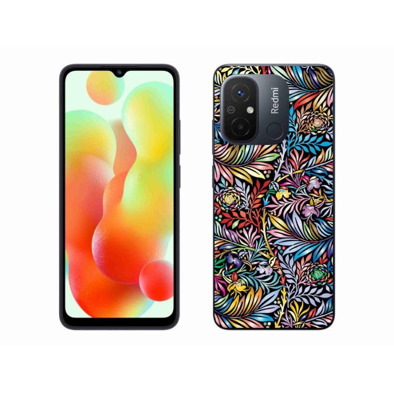 Gelový kryt mmCase na mobil Xiaomi Redmi 12C - květiny 5