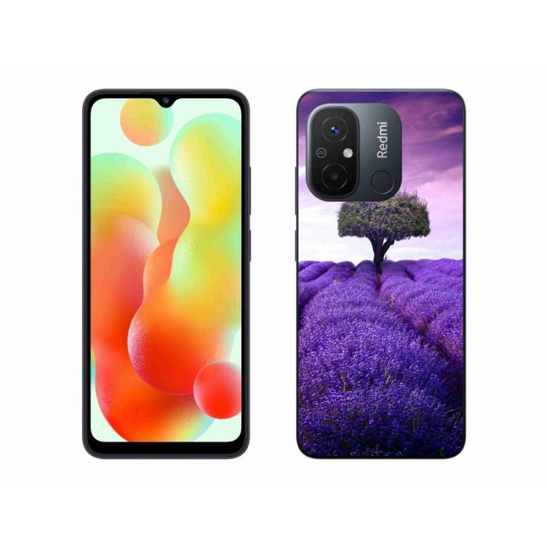 Gelový kryt mmCase na mobil Xiaomi Redmi 12C - levandulová louka