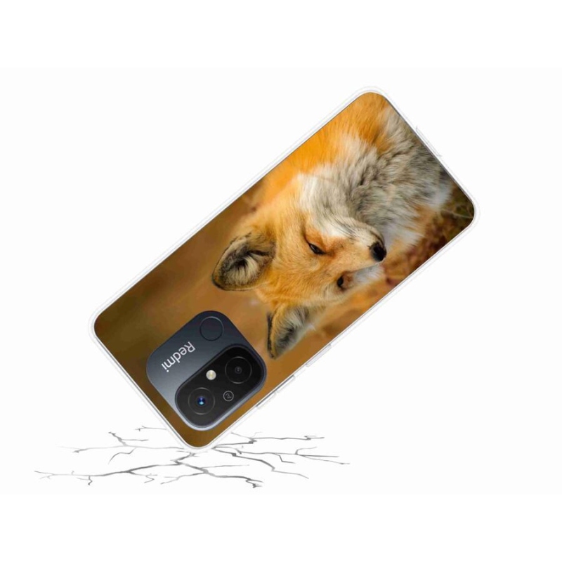 Gelový kryt mmCase na mobil Xiaomi Redmi 12C - liška