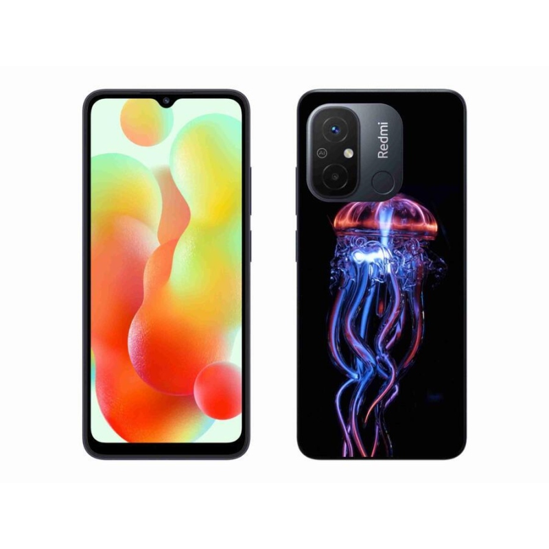 Gelový kryt mmCase na mobil Xiaomi Redmi 12C - medúza