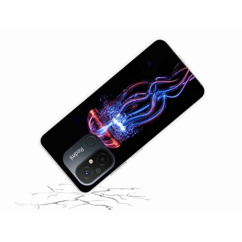 Gelový kryt mmCase na mobil Xiaomi Redmi 12C - medúza