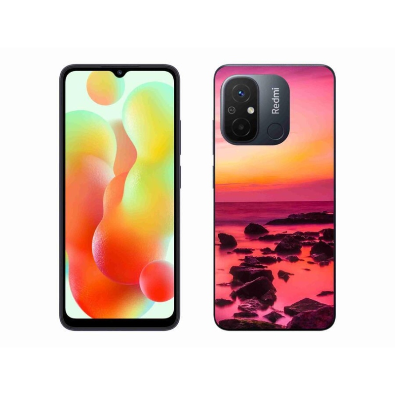 Gelový kryt mmCase na mobil Xiaomi Redmi 12C - moře a záře