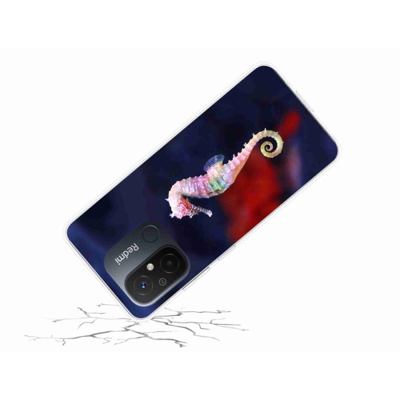 Gelový kryt mmCase na mobil Xiaomi Redmi 12C - mořský koník