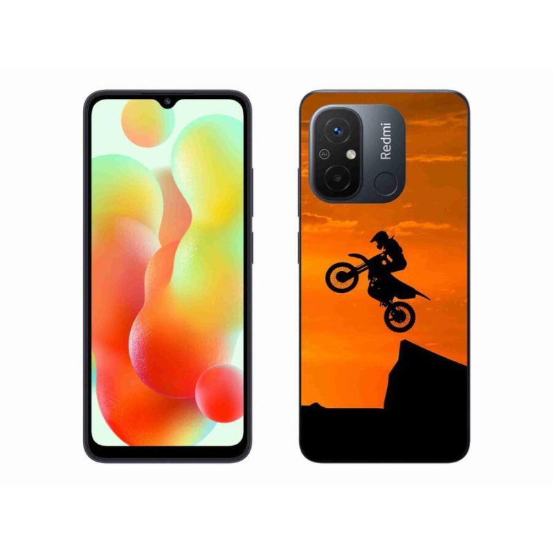 Gelový kryt mmCase na mobil Xiaomi Redmi 12C - motocross