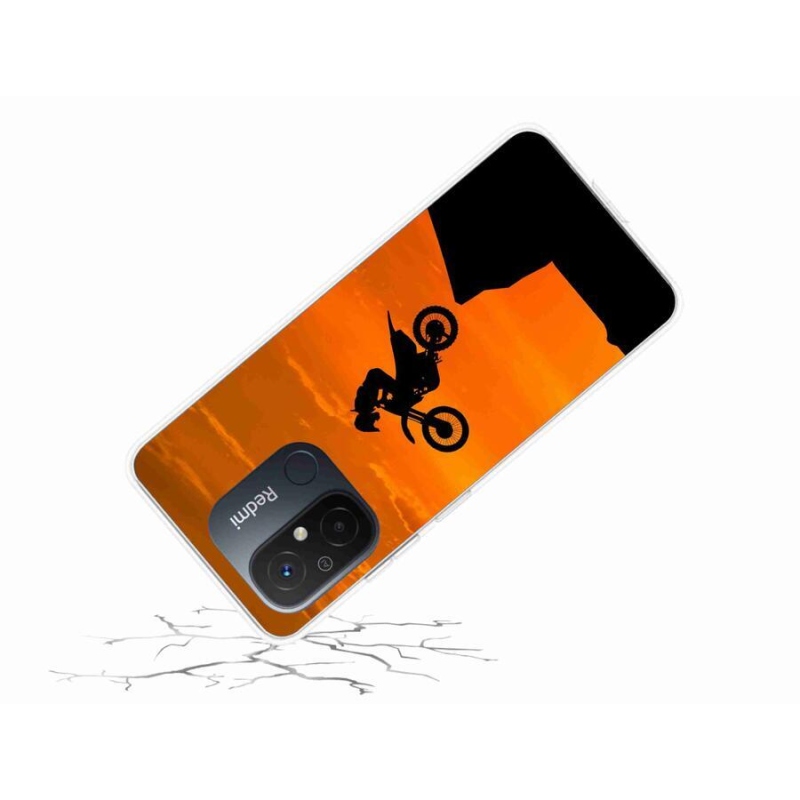 Gelový kryt mmCase na mobil Xiaomi Redmi 12C - motocross