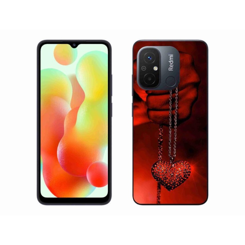 Gelový kryt mmCase na mobil Xiaomi Redmi 12C - náhrdelník