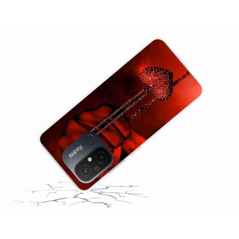 Gelový kryt mmCase na mobil Xiaomi Redmi 12C - náhrdelník