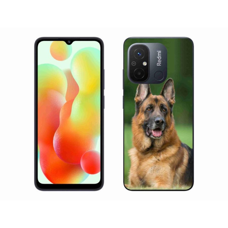 Gelový kryt mmCase na mobil Xiaomi Redmi 12C - německý ovčák