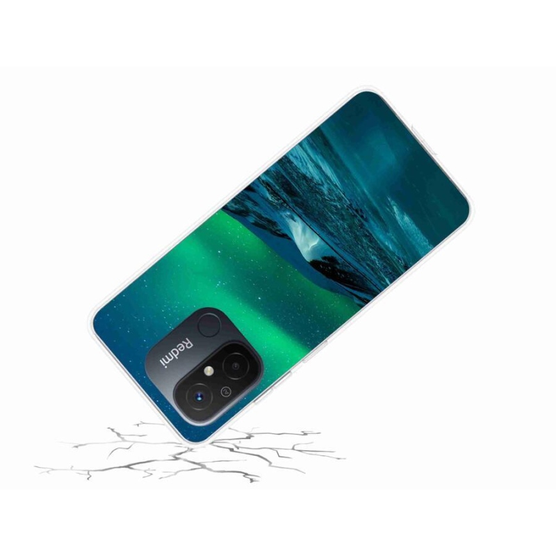 Gelový kryt mmCase na mobil Xiaomi Redmi 12C - polární záře