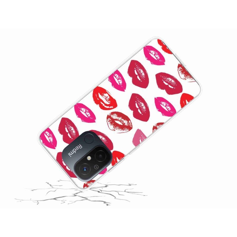 Gelový kryt mmCase na mobil Xiaomi Redmi 12C - rty