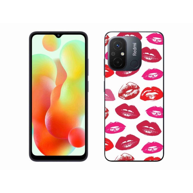 Gelový kryt mmCase na mobil Xiaomi Redmi 12C - rty