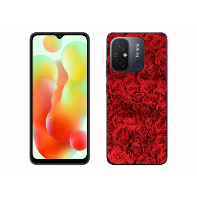 Gelový kryt mmCase na mobil Xiaomi Redmi 12C - růže
