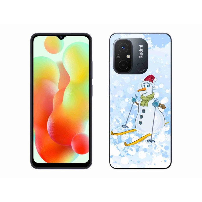 Gelový kryt mmCase na mobil Xiaomi Redmi 12C - sněhulák