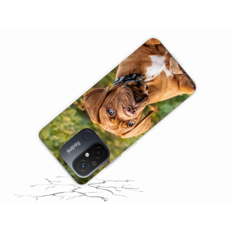 Gelový kryt mmCase na mobil Xiaomi Redmi 12C - štěně