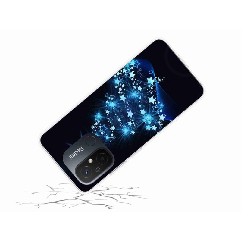 Gelový kryt mmCase na mobil Xiaomi Redmi 12C - vánoční stromek