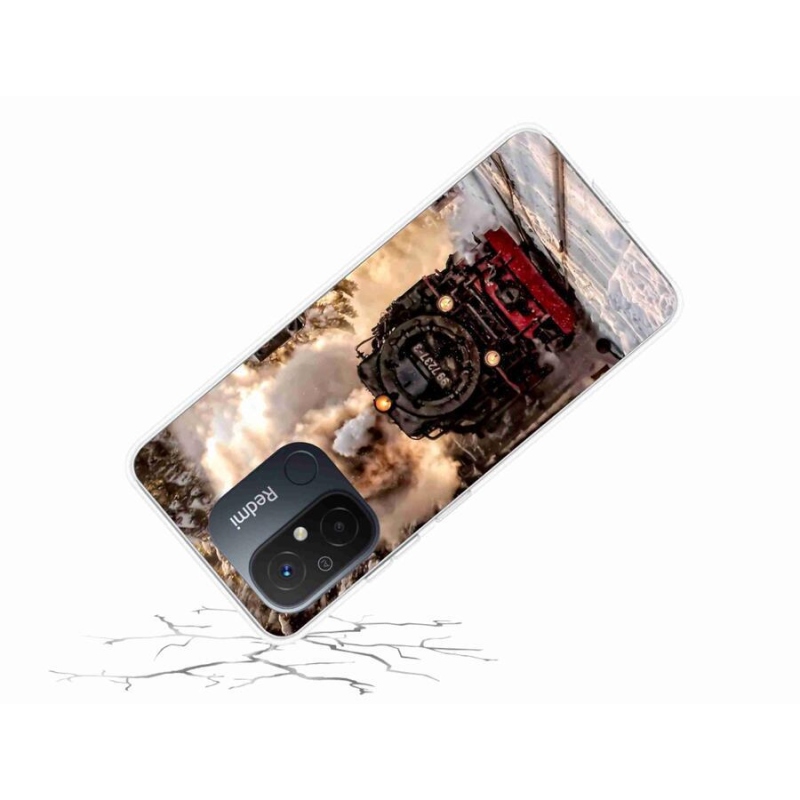 Gelový kryt mmCase na mobil Xiaomi Redmi 12C - vlak