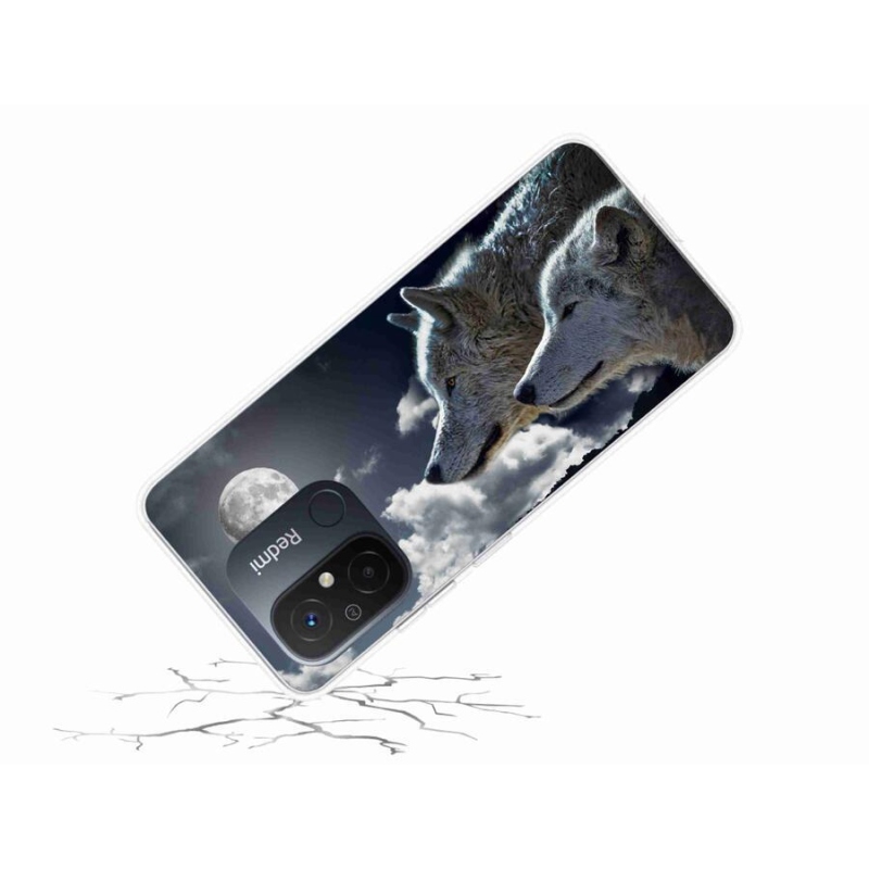 Gelový kryt mmCase na mobil Xiaomi Redmi 12C - vlci