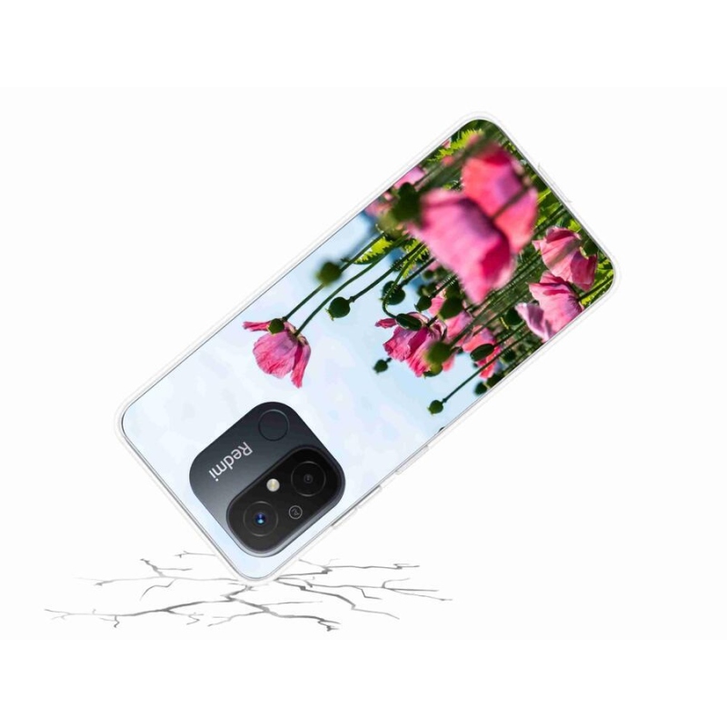 Gelový kryt mmCase na mobil Xiaomi Redmi 12C - vlčí mák
