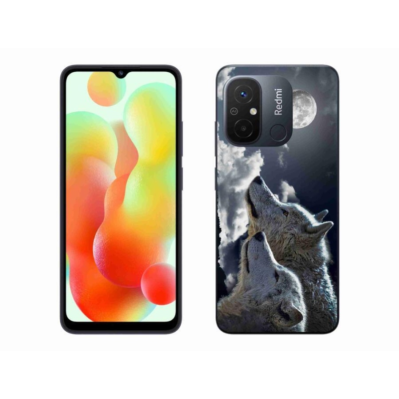 Gelový kryt mmCase na mobil Xiaomi Redmi 12C - vlci