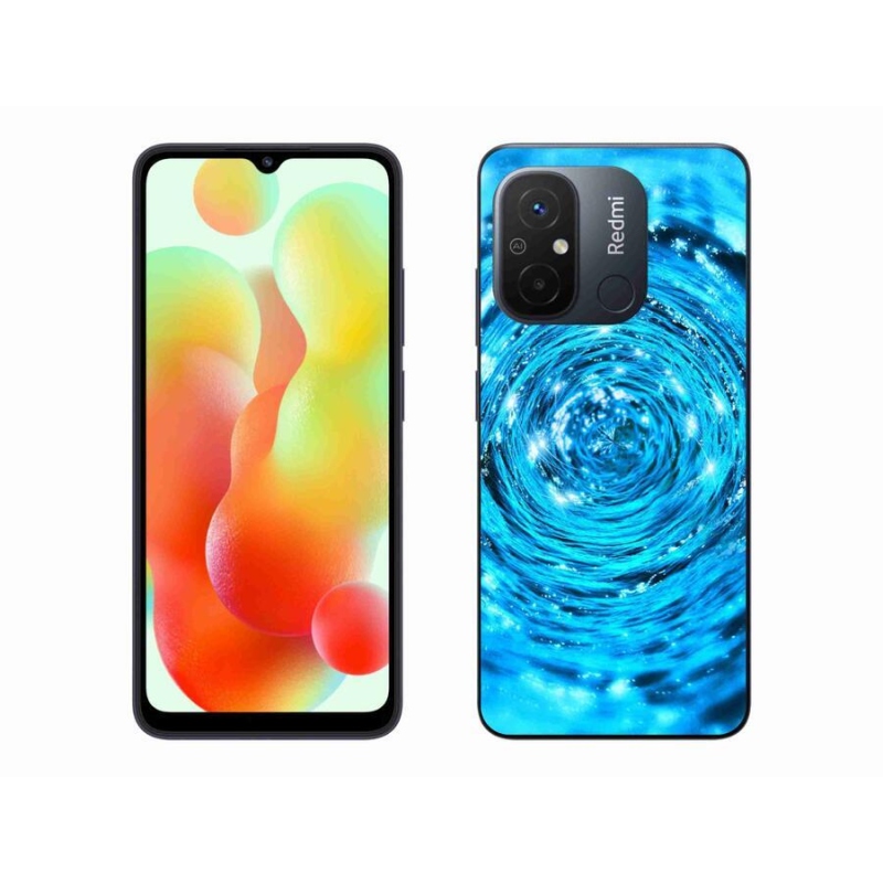 Gelový kryt mmCase na mobil Xiaomi Redmi 12C - vodní vír