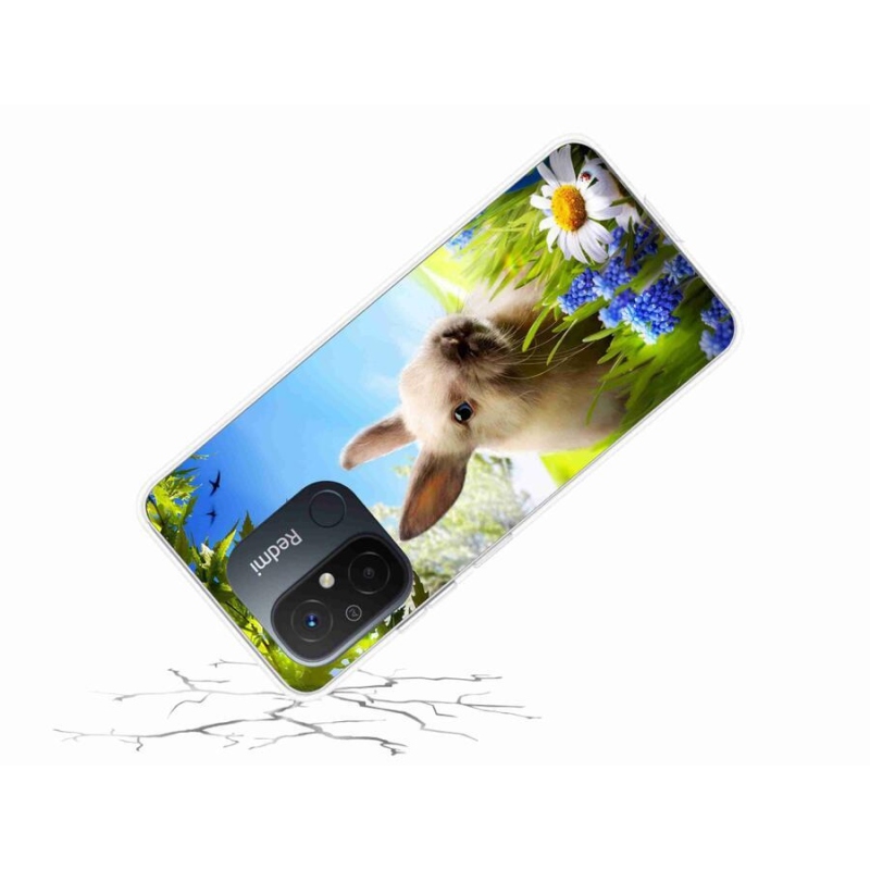 Gelový kryt mmCase na mobil Xiaomi Redmi 12C - zajíček