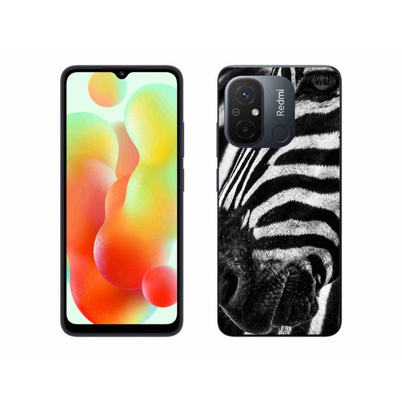 Gelový kryt mmCase na mobil Xiaomi Redmi 12C - zebra
