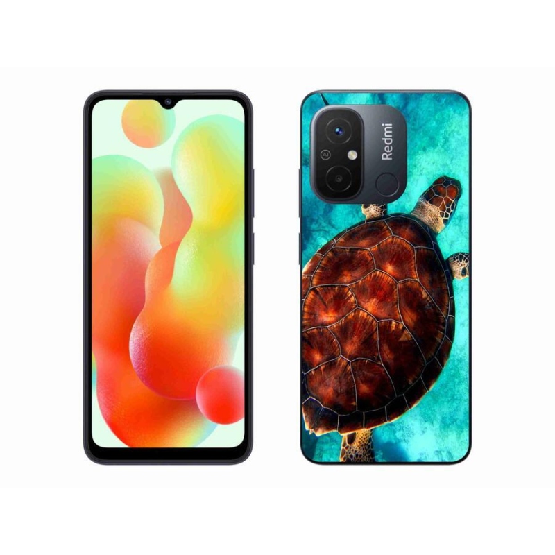 Gelový kryt mmCase na mobil Xiaomi Redmi 12C - želva