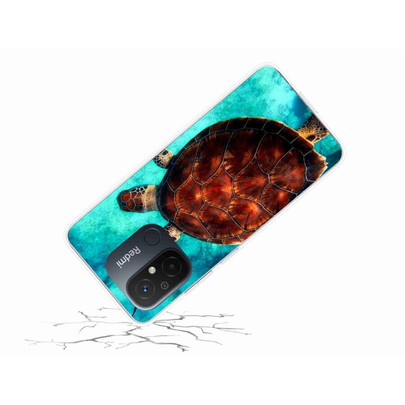 Gelový kryt mmCase na mobil Xiaomi Redmi 12C - želva