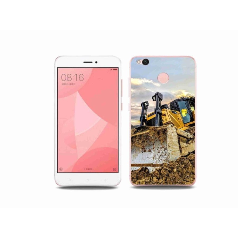 Gelový kryt mmCase na mobil Xiaomi Redmi 4X - bagr