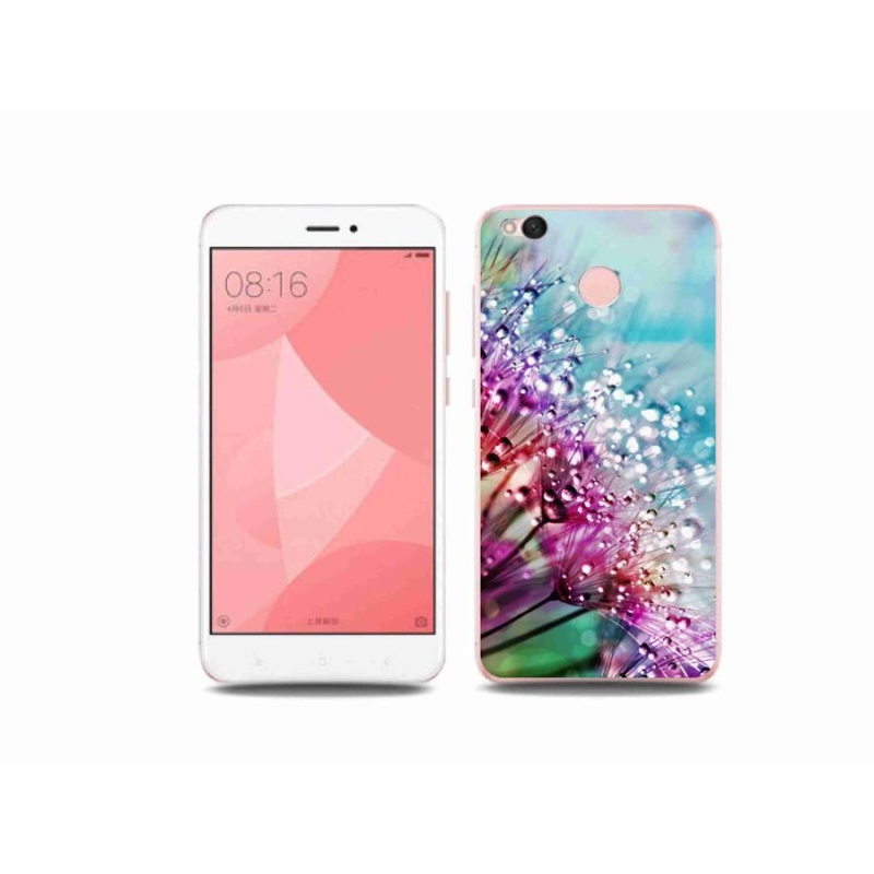 Gelový kryt mmCase na mobil Xiaomi Redmi 4X - barevné květy
