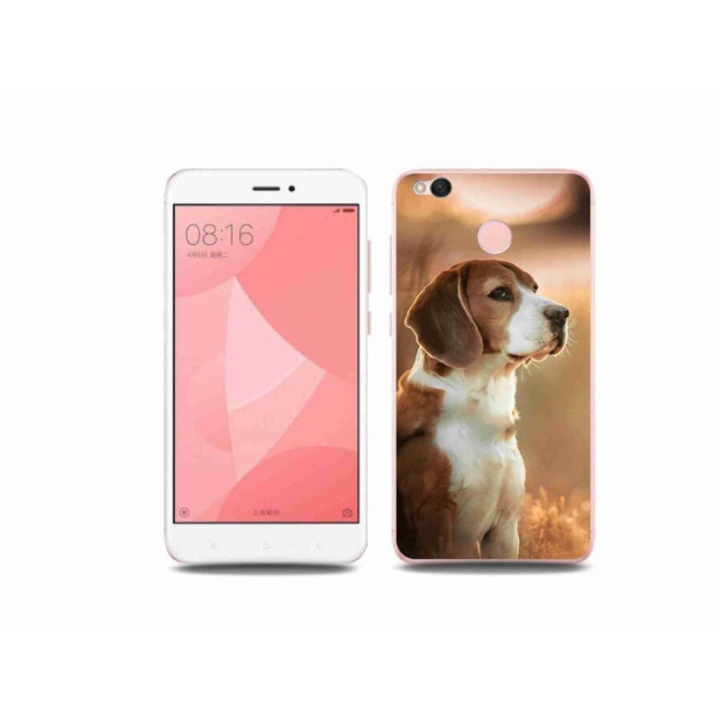 Gelový kryt mmCase na mobil Xiaomi Redmi 4X - bígl