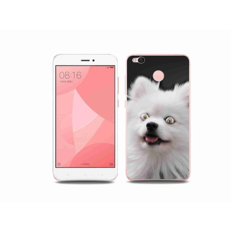 Gelový kryt mmCase na mobil Xiaomi Redmi 4X - bílý špic