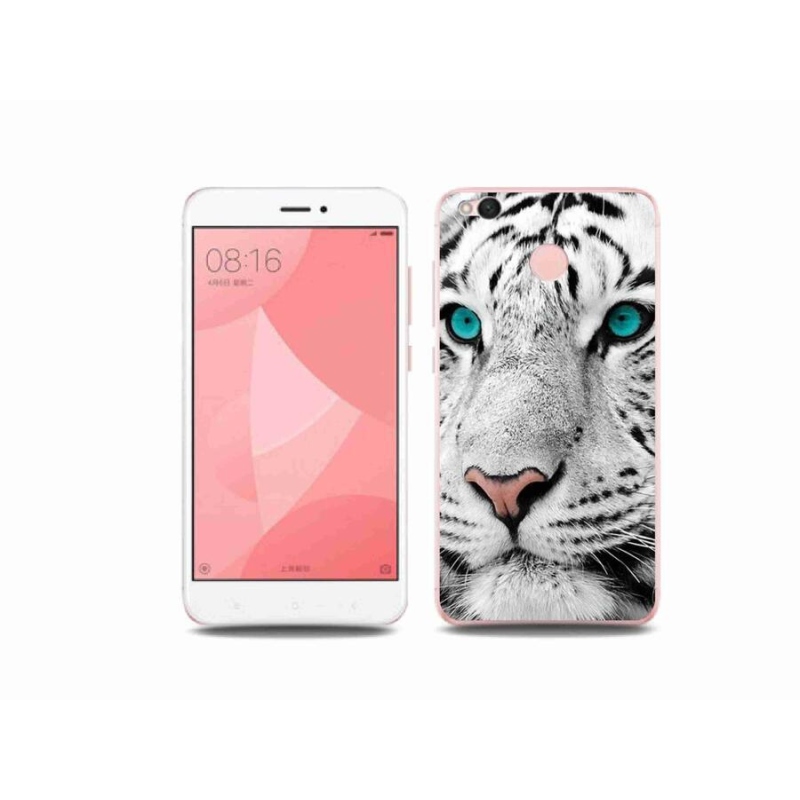 Gelový kryt mmCase na mobil Xiaomi Redmi 4X - bílý tygr
